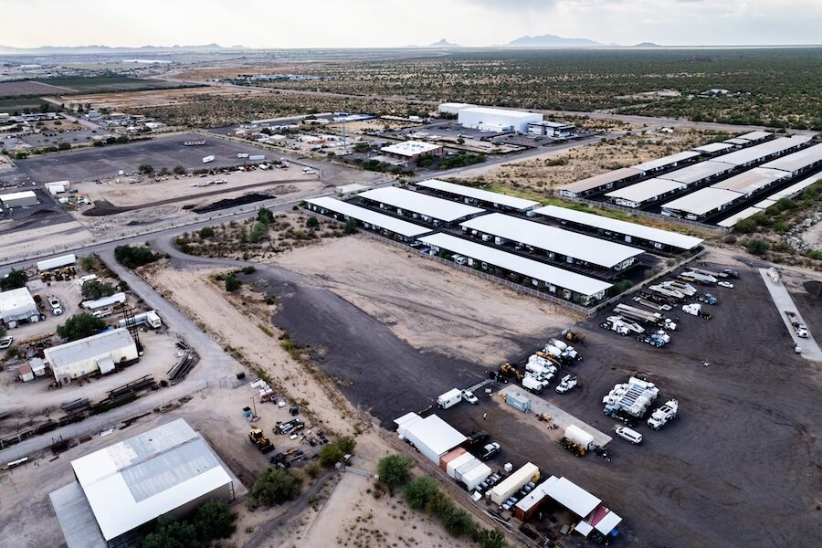 Project in progress in Tucson, Arizona